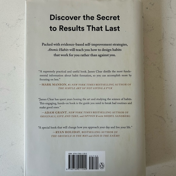 Atomic Habits by James Clear. New, never read. - Picture 2 of 3